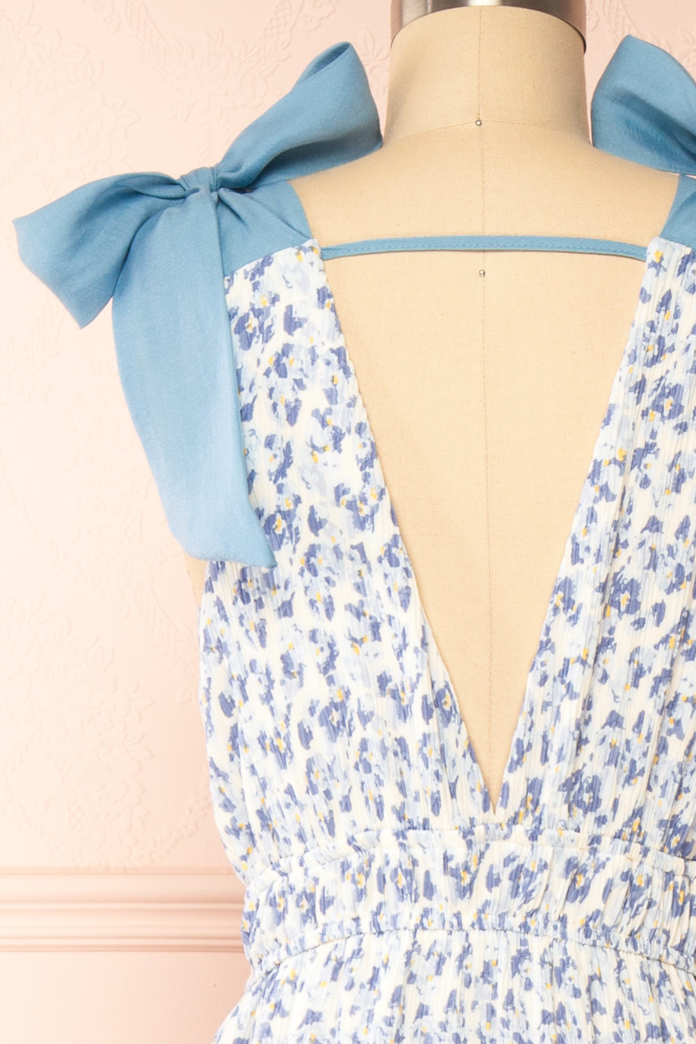 Malakai Floral Tiered Midi Dress | Boutique 1861 back