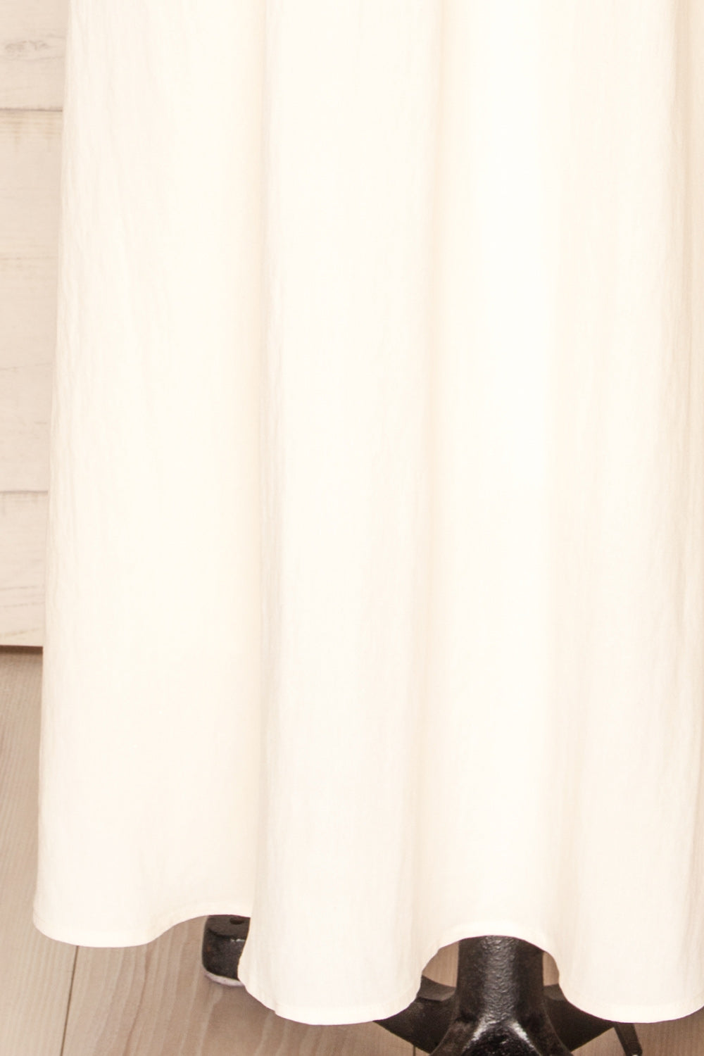 Maonica Long Ivory Dress w/ Empire Waist | La petite garçonne bottom