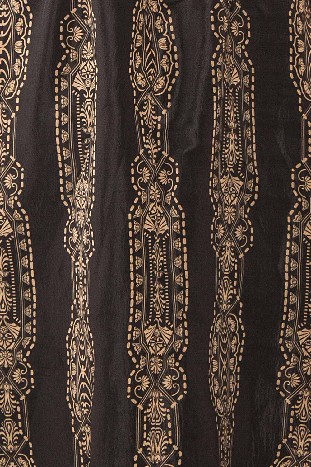 Marcie Midi Dress with Puffs Sleeves | Boutique 1861 fabric