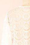 Marigolde Short White Lace Bolero | Boudoir 1861 back