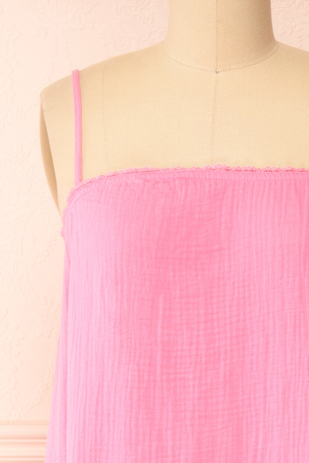 Marinet Pink Long Loose-Fitted Dress | Boutique 1861 front