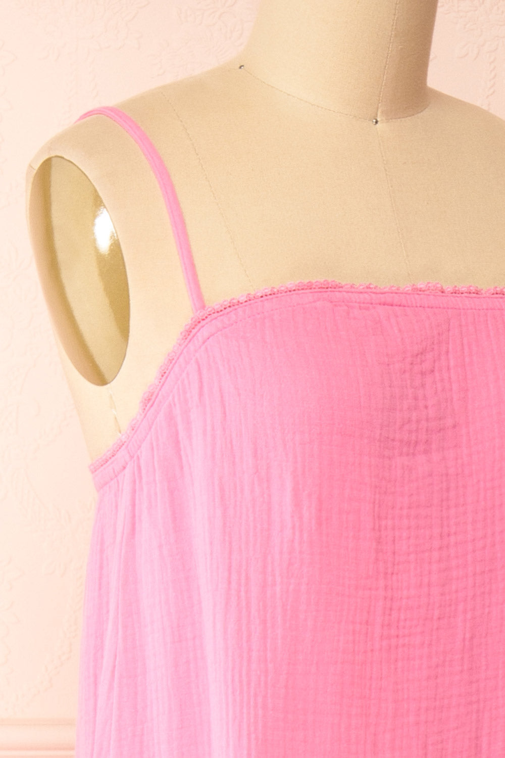 Marinet Pink Long Loose-Fitted Dress | Boutique 1861 side