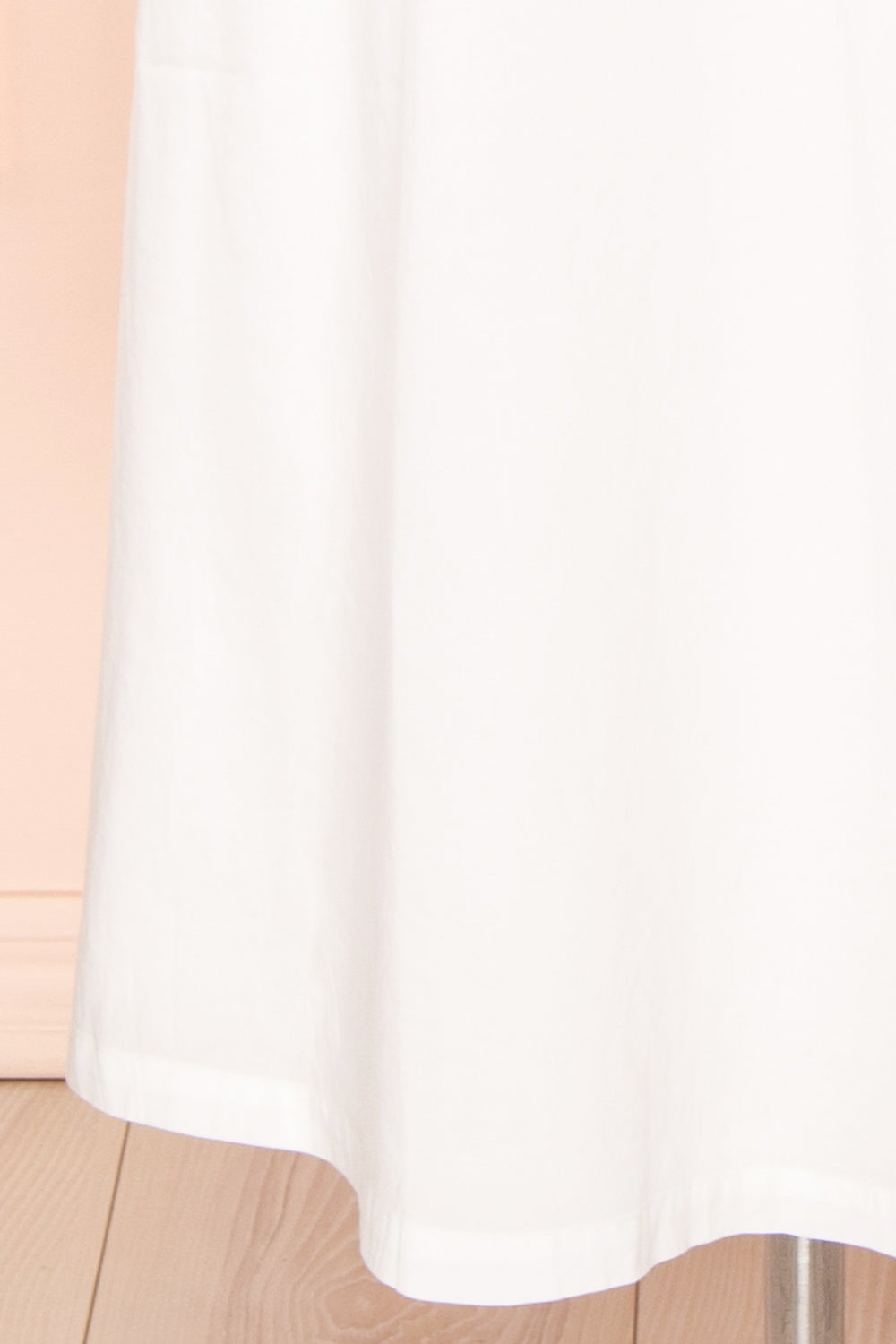 Matilda White Dressing Gown w/ Pockets | Boutique 1861 bottom