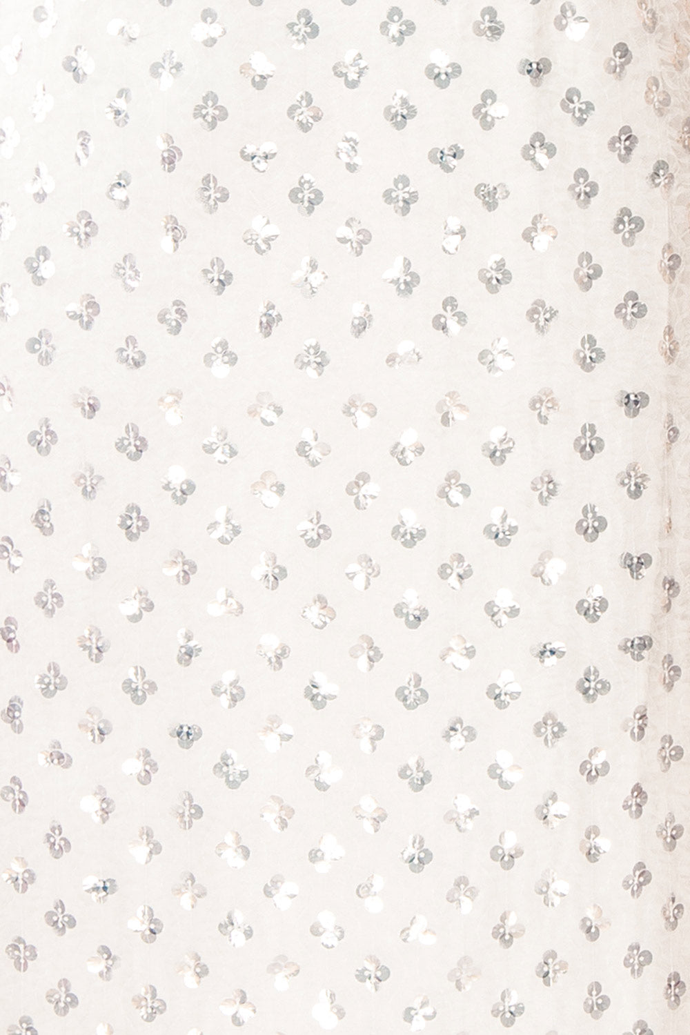 Mayurika White Strapless Sequin Midi Dress w/ Feathers | Boudoir 1861 fabric