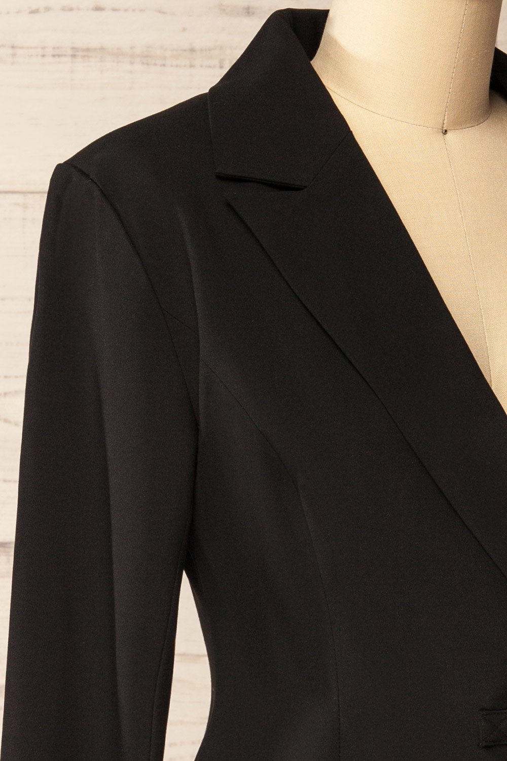 Mecheria Short Black Blazer Dress | La petite garçonne side