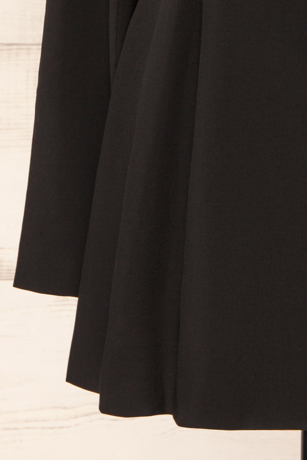 Mecheria Short Black Blazer Dress | La petite garçonne sleeve