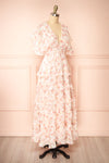 Melina Floral Maxi Dress w/ Ruffles | Boutique 1861 side view