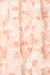 Melina Floral Maxi Dress w/ Ruffles | Boutique 1861 fabric