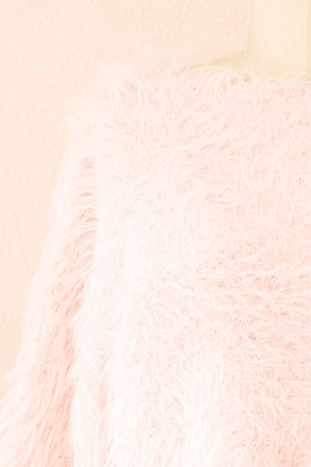 Meloriane Pink Fluffly Sweater | Boutique 1861 front
