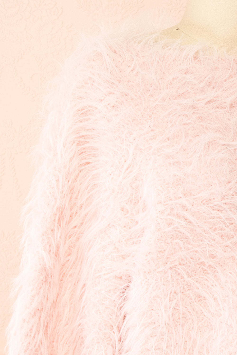 Meloriane Pink Fluffly Sweater | Boutique 1861 side