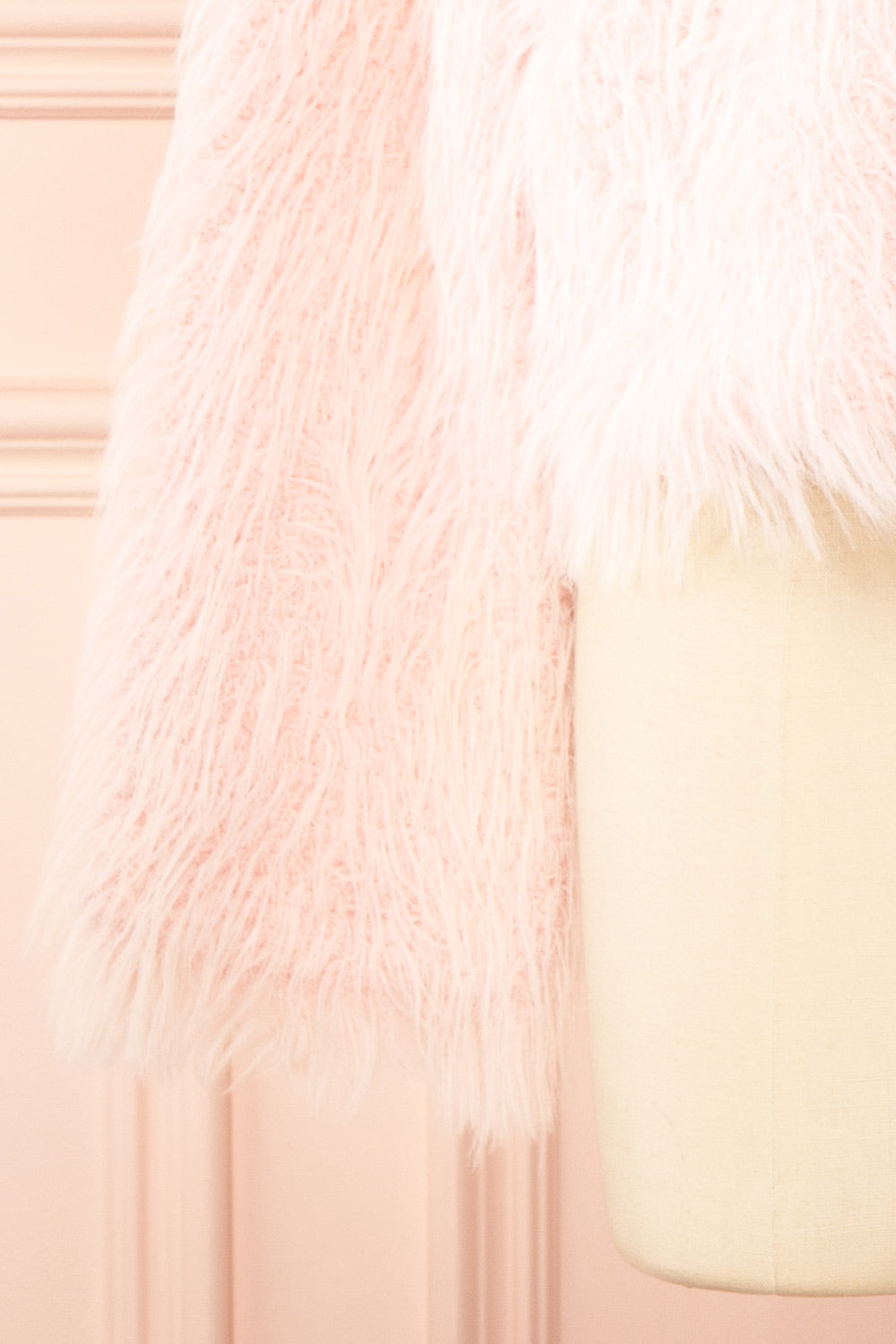 Meloriane Pink Fluffly Sweater | Boutique 1861 sleeve
