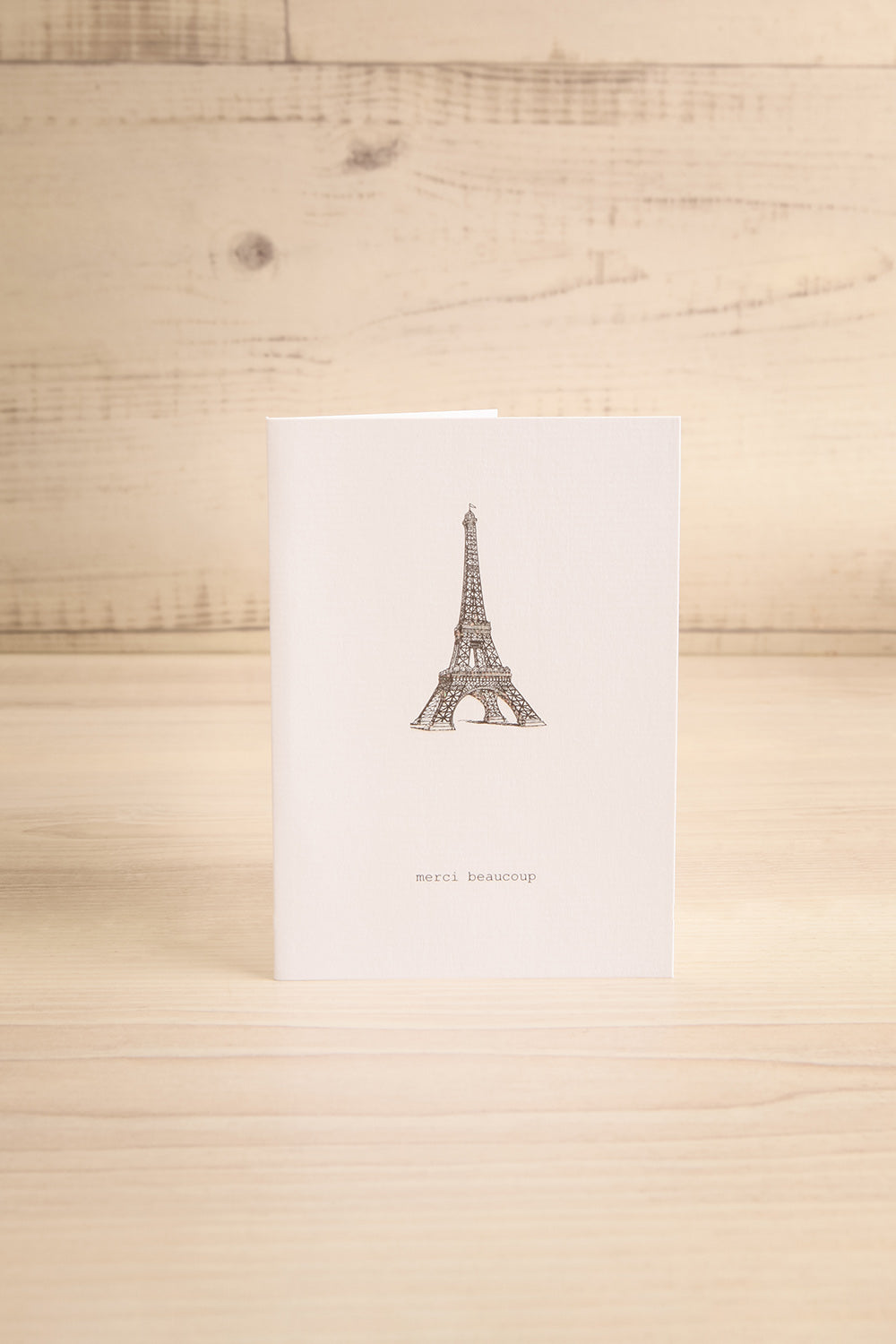 Merci Beaucoup Tour Eiffel Small Greeting Card | Maison garçonne