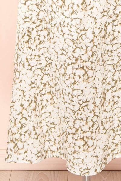 Mikaru White Floral A-Line Dress | Boutique 1861 bottom