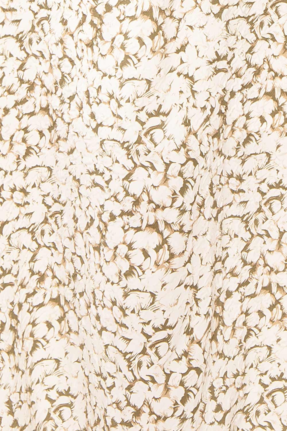 Mikaru White Floral A-Line Dress | Boutique 1861 fabric