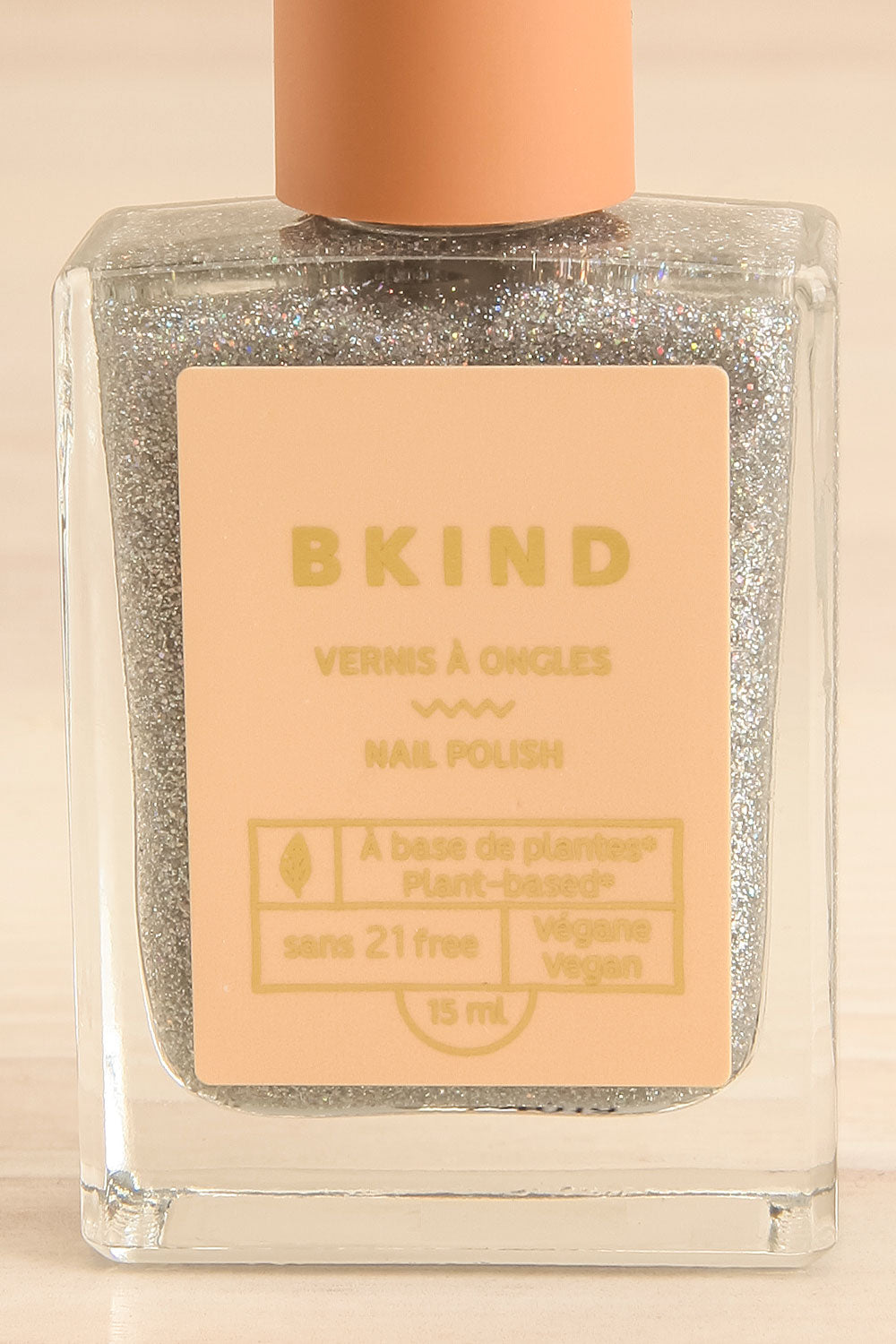 Milkyway Clear Multi-Colored Nail Polish | Maison garçonne close-up