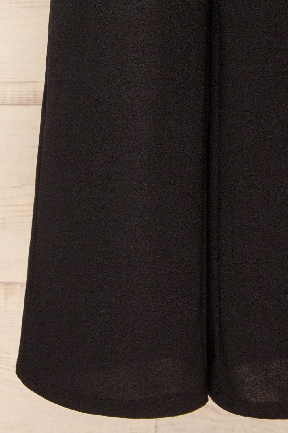 Minasia Black High-Waisted Wide Leg Pants | La petite garçonne bottom