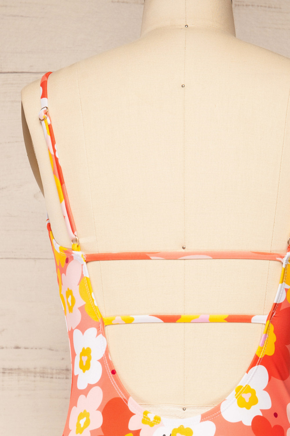 Mirjami Floral Pink One-Piece Swimsuit | La petite garçonne back