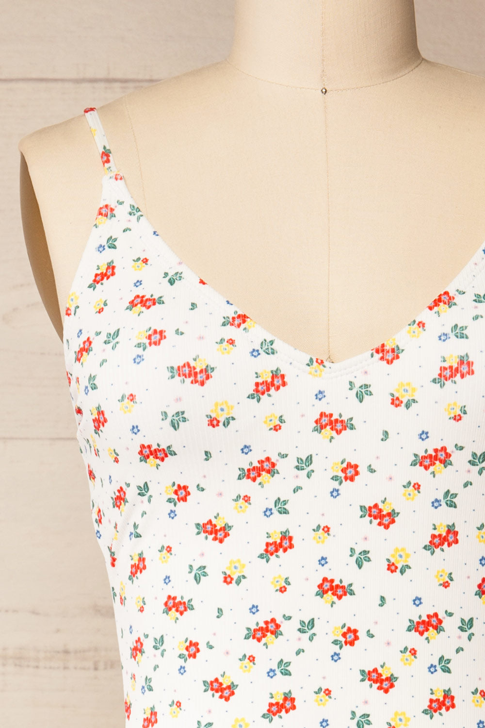 Mirjami Floral and Dots One-Piece Swimsuit | La petite garçonne front