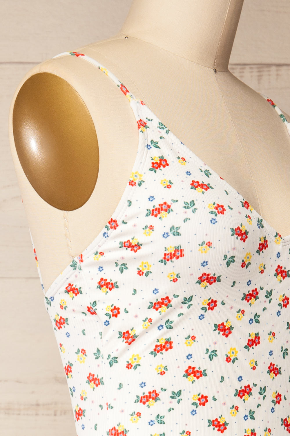 Mirjami Floral and Dots One-Piece Swimsuit | La petite garçonne side