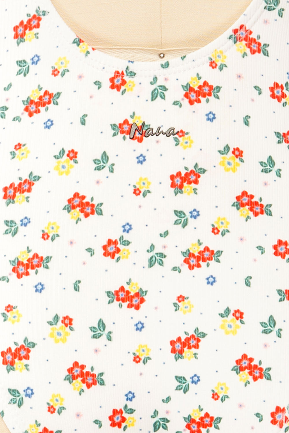 Mirjami Floral and Dots One-Piece Swimsuit | La petite garçonne fabric