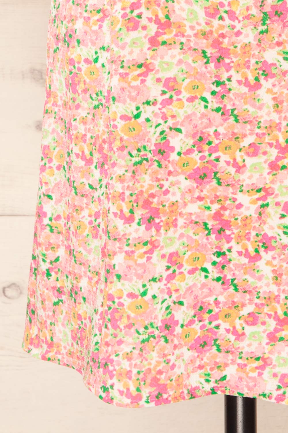 Mirmande Floral Short Dress w/ Thin Straps | La petite garçonne bottom