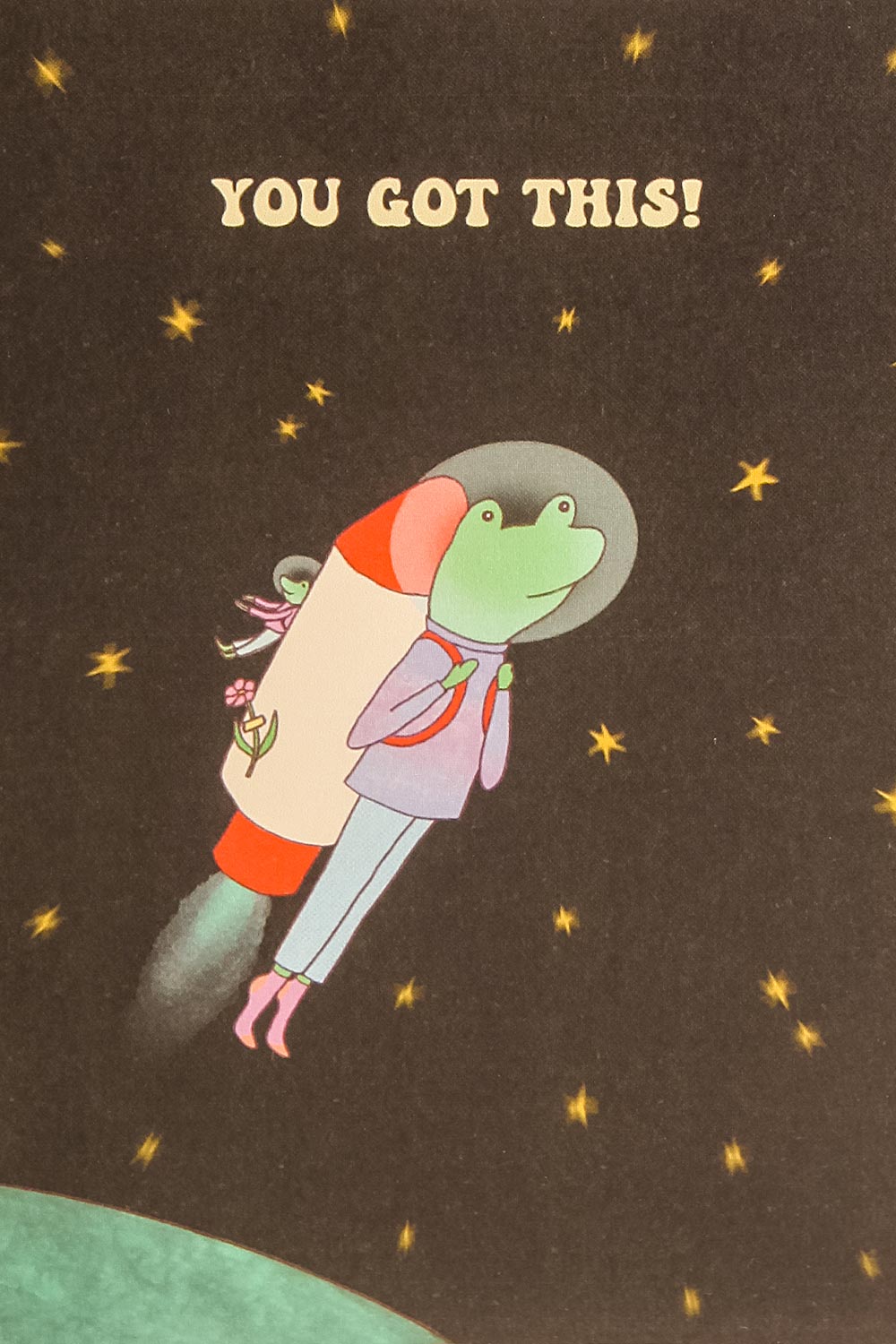 Moon and Beyond Greeting Card | Maison garçonne close-up