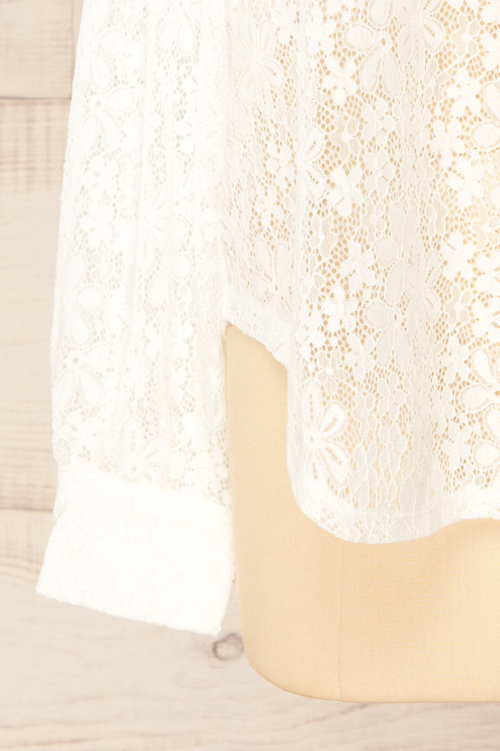 Moorea White Lace Shirt | La petite garçonne bottom