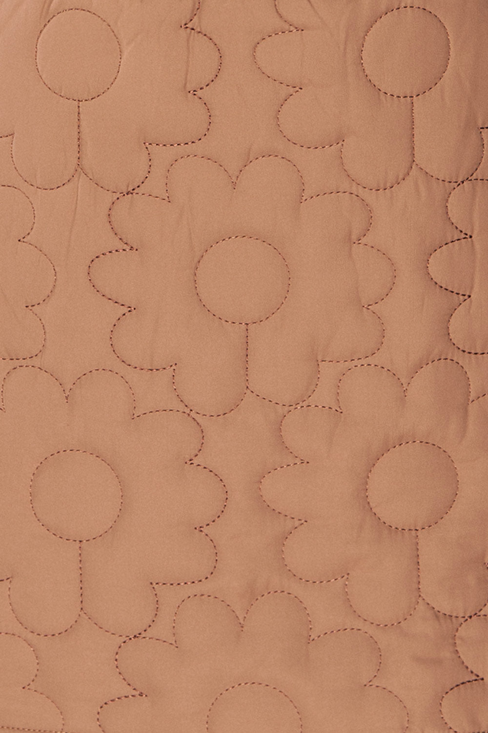 Morlaix Floral Quilted Taupe Skirt | La petite garçonne fabric