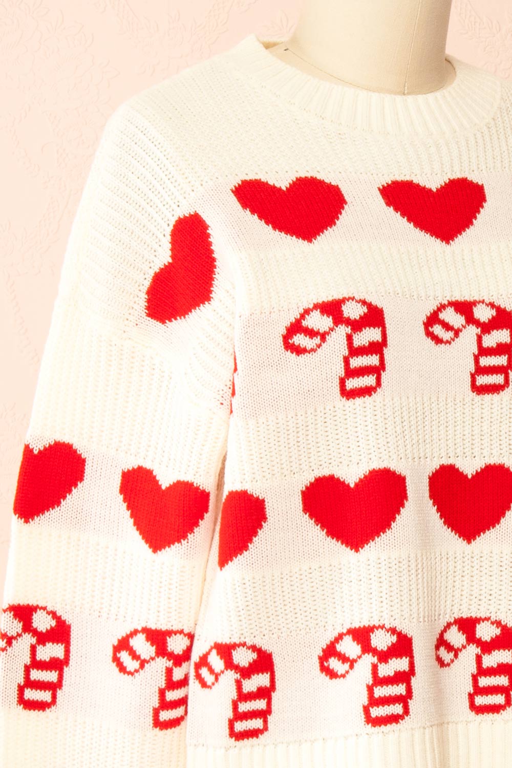 Morwell Ivory Christmas Sweater | Boutique 1861 side