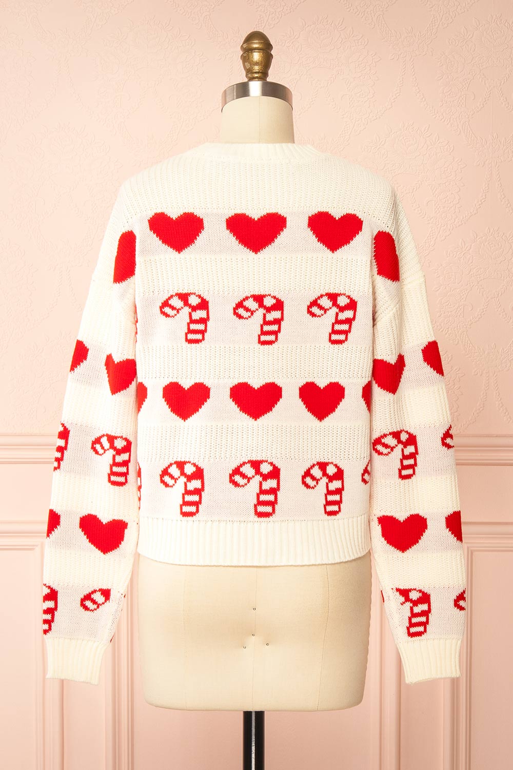 Morwell Ivory Christmas Sweater | Boutique 1861 back view