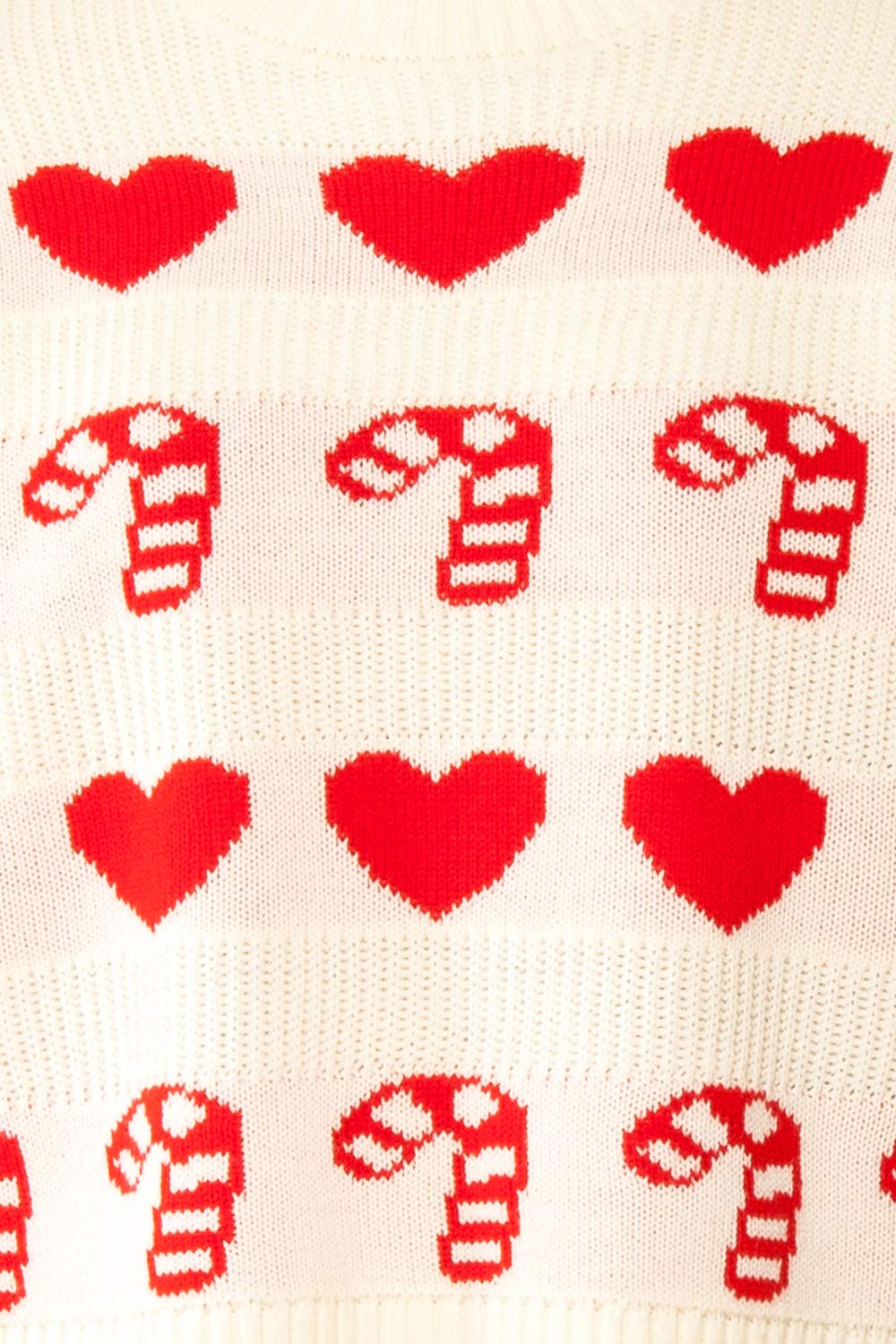 Morwell Ivory Christmas Sweater | Boutique 1861 fabric