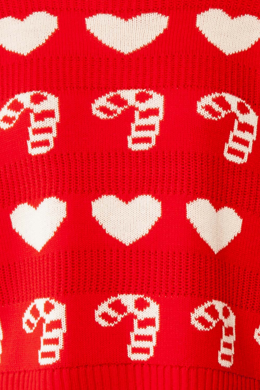 Morwell Red Christmas Sweater | Boutique 1861 fabric