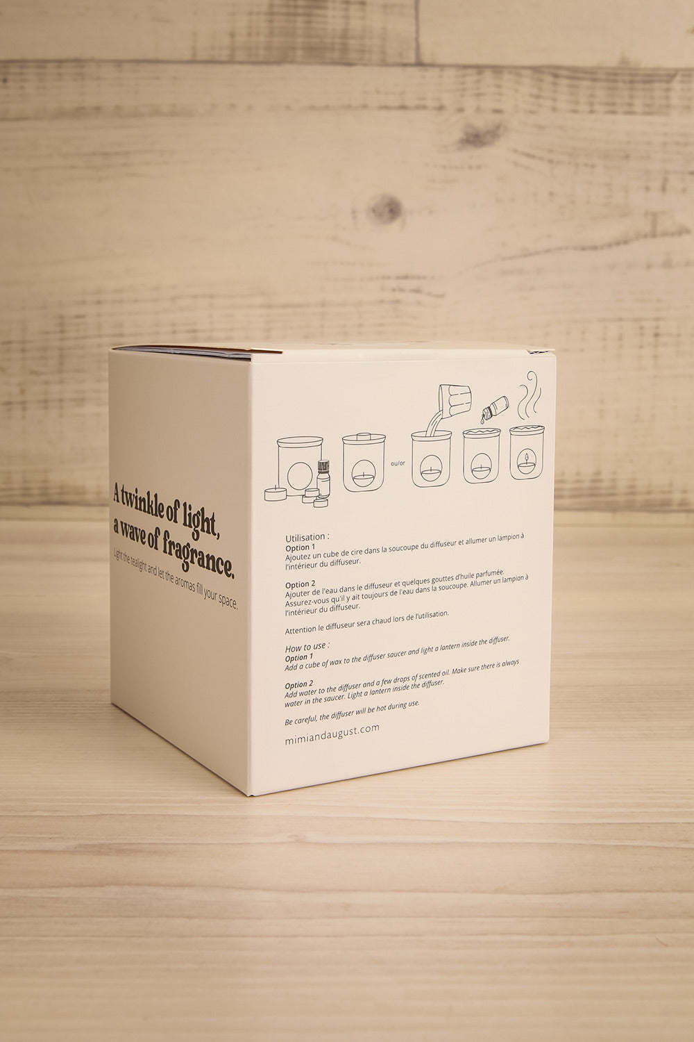 Mugling Aroma Ceramic Diffuser with Tealight | Maison garçonne box back