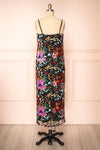 Myrine Straight Midi Dress w/ Flower Sequins | Boutique 1861 back view