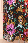 Myrine Straight Midi Dress w/ Flower Sequins | Boutique 1861 bottom