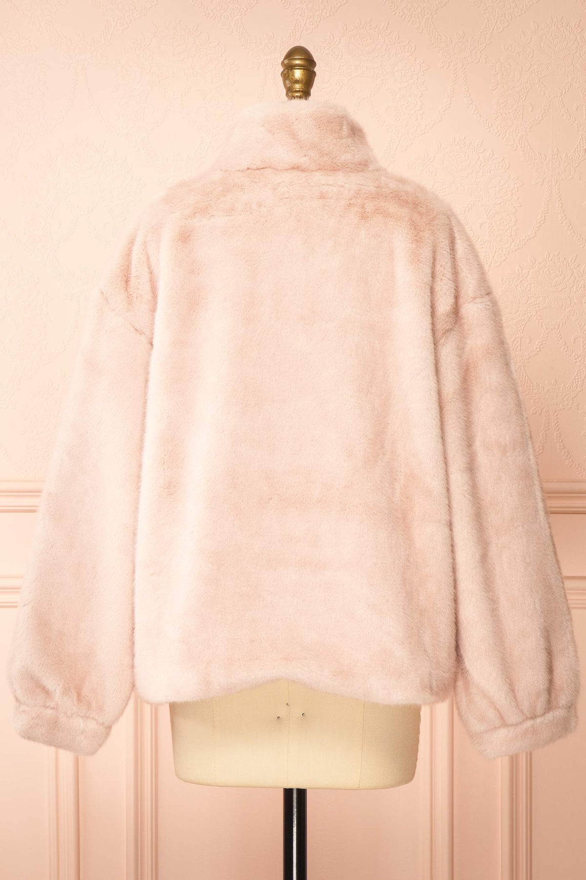 Nagisa | Pink Faux Fur Jacket