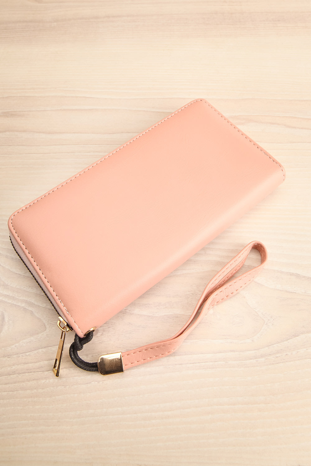 Naples Blush Faux-Leather Wallet | La petite garçonne