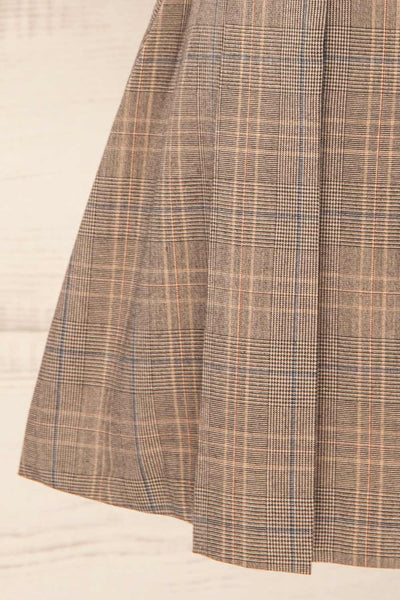 Narva Short Pleated Plaid Skirt | La petite garçonne bottom
