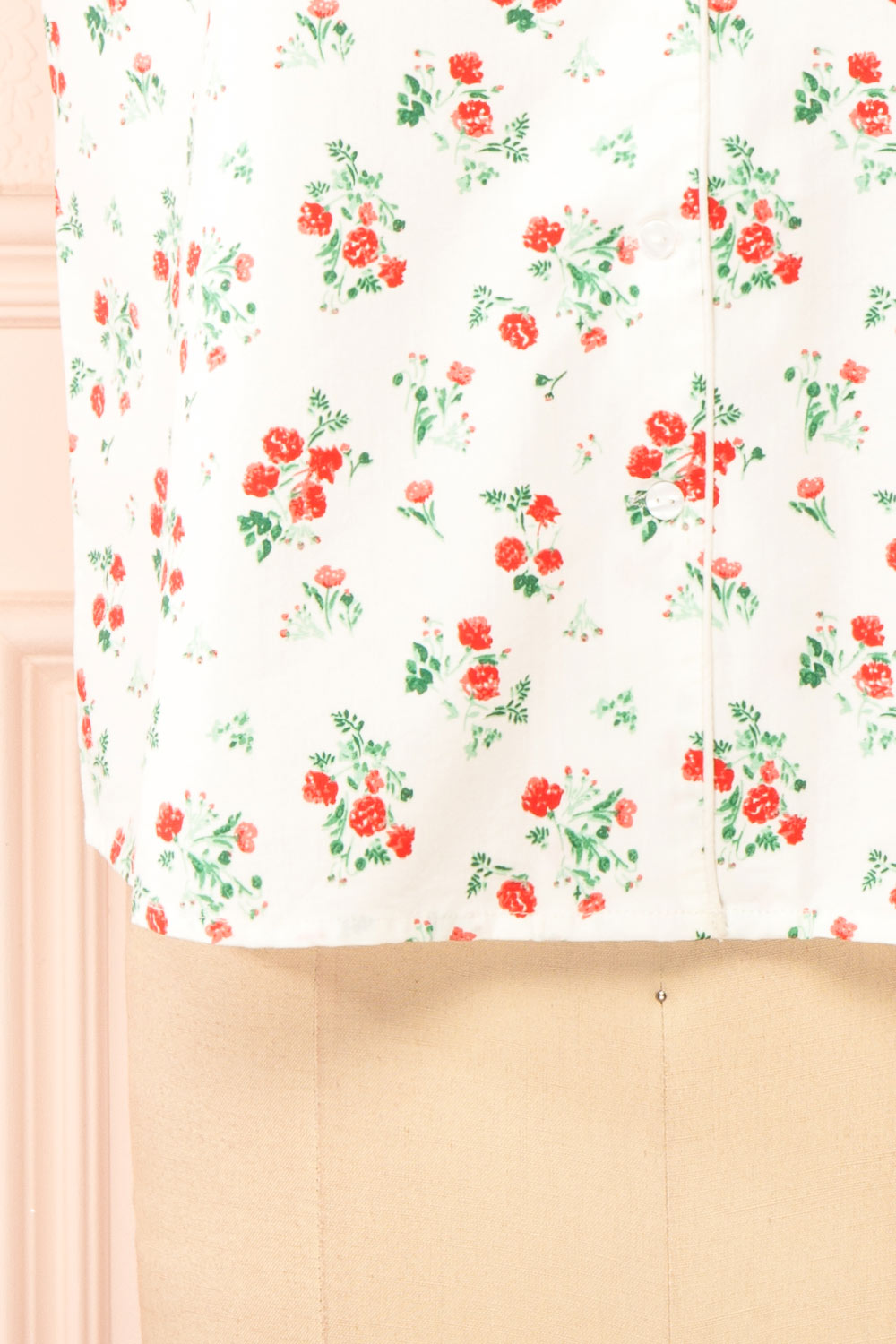 Nettie Floral Sleeveless Blouse | Boutique 1861 bottom