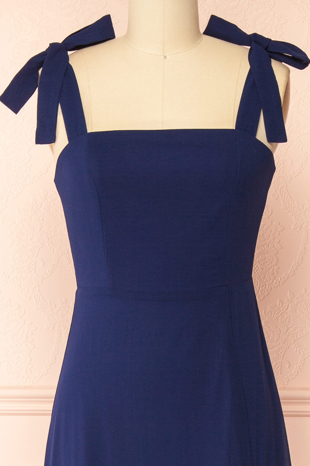 Neytiri Navy Exclusive 1861 A-Line Dress | Boutique 1861 front view