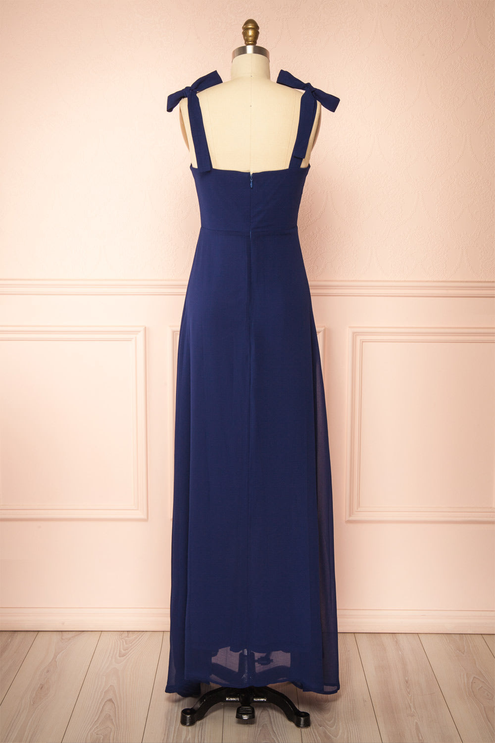 Neytiri Navy Exclusive 1861 A-Line Dress | Boutique 1861 back