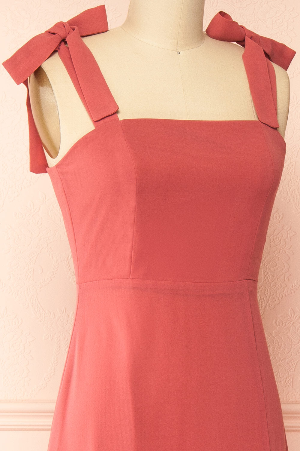 Neytiri Pink Exclusive 1861 A-Line Dress | Boutique 1861 side view
