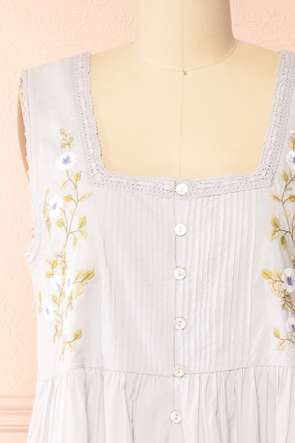 Oaklyn Lilac Nightgown with Pockets by April Cornell | Boutique 1861 front