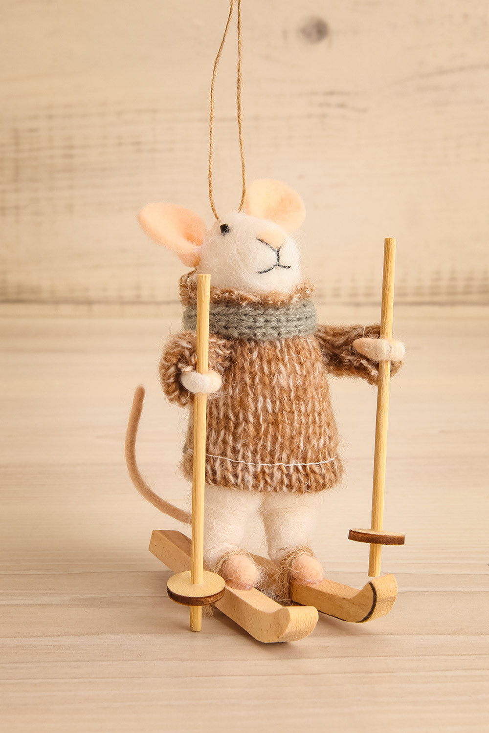 Sporty Mouse Holiday Ornament - 3 Options | Maison garçonne octavia