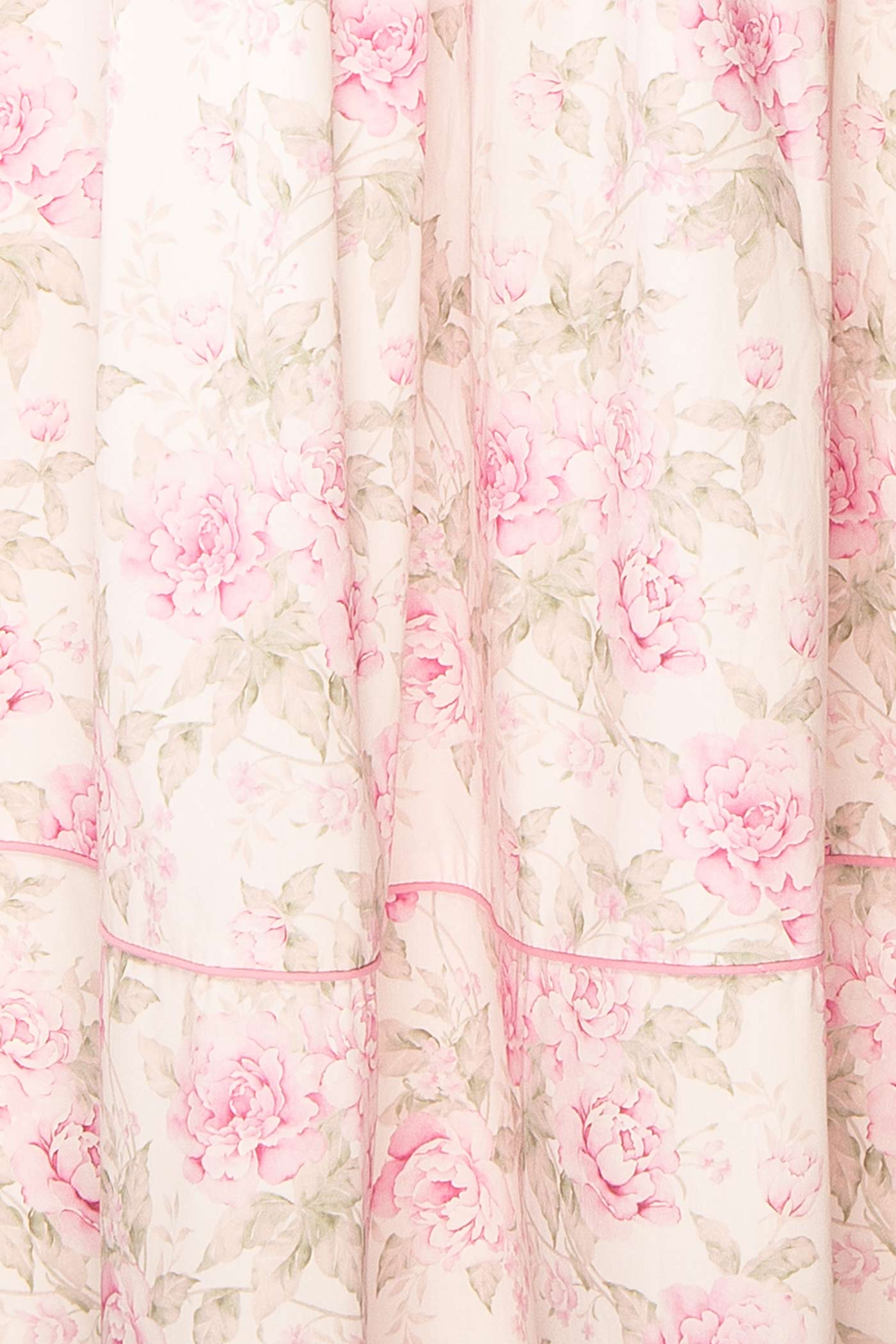 Opaline Rose | Robe Maxi Floral avec Poches