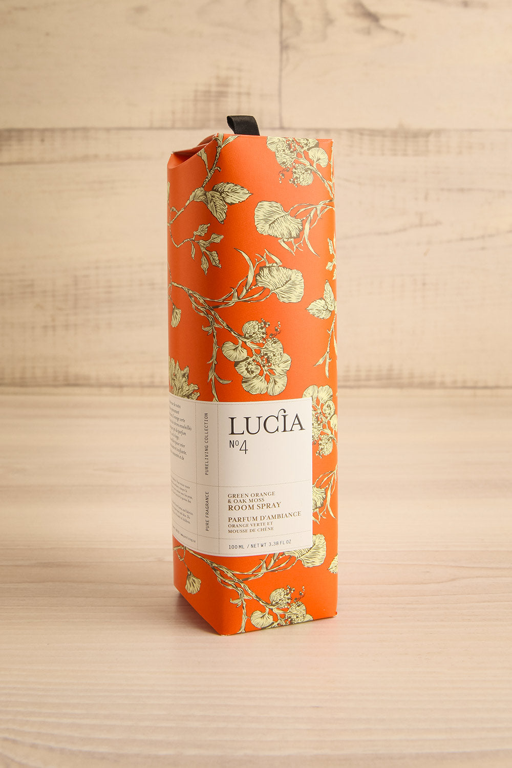 Green Orange and Oak Moss Room Spray by Lucia | Maison garçonne box