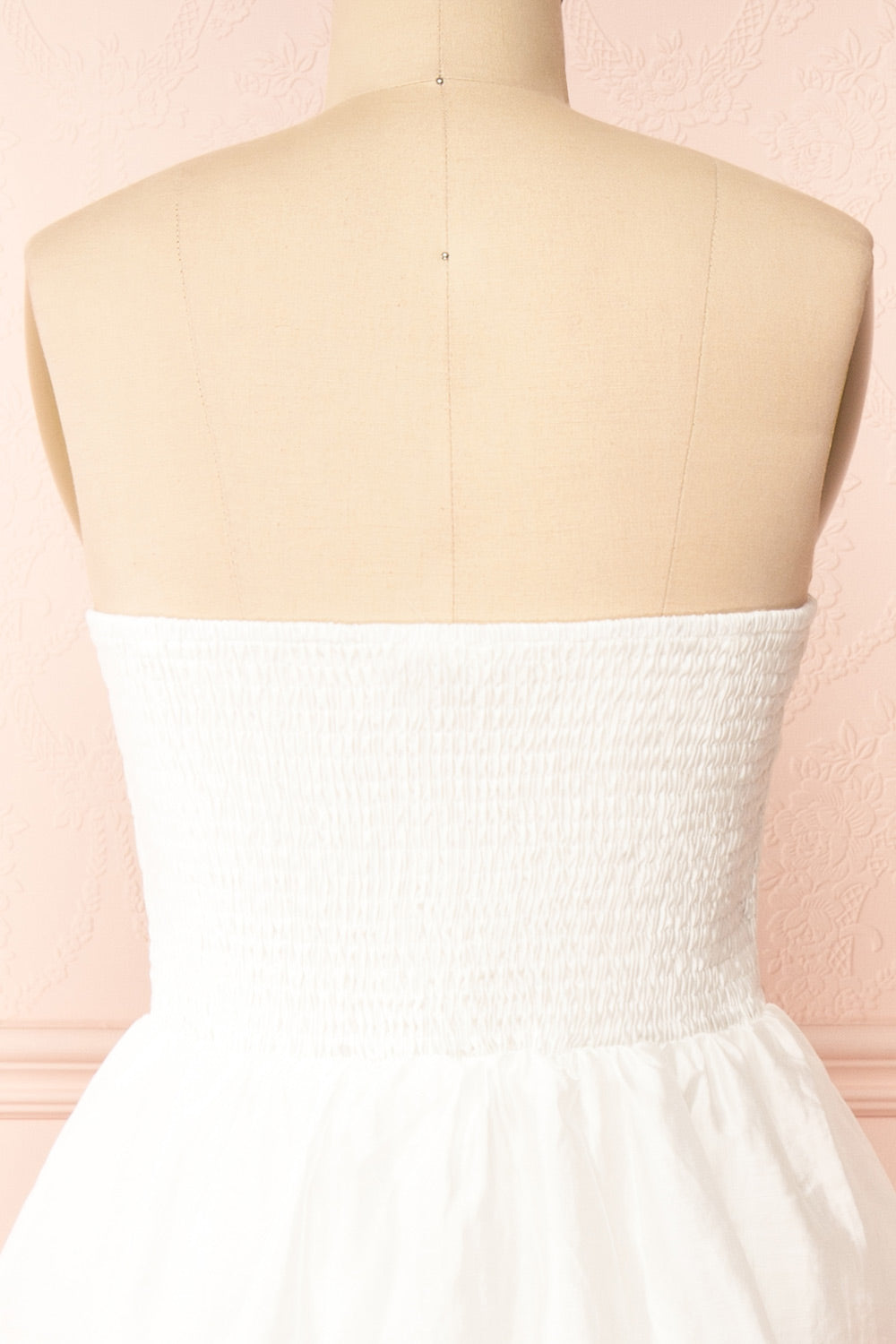 Orlaith | White Layered Maxi Dress w/ Ruffles