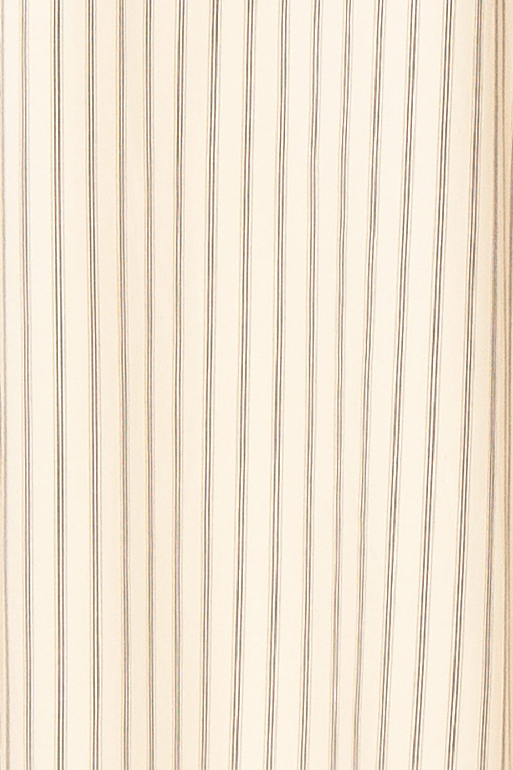 Palashi Ivory Striped Sleeveless Midi Dress with Pockets | Boutique 1861 fabric