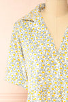 Palotta Long Daisy Print Button-Up Dress | La petite garçonne front