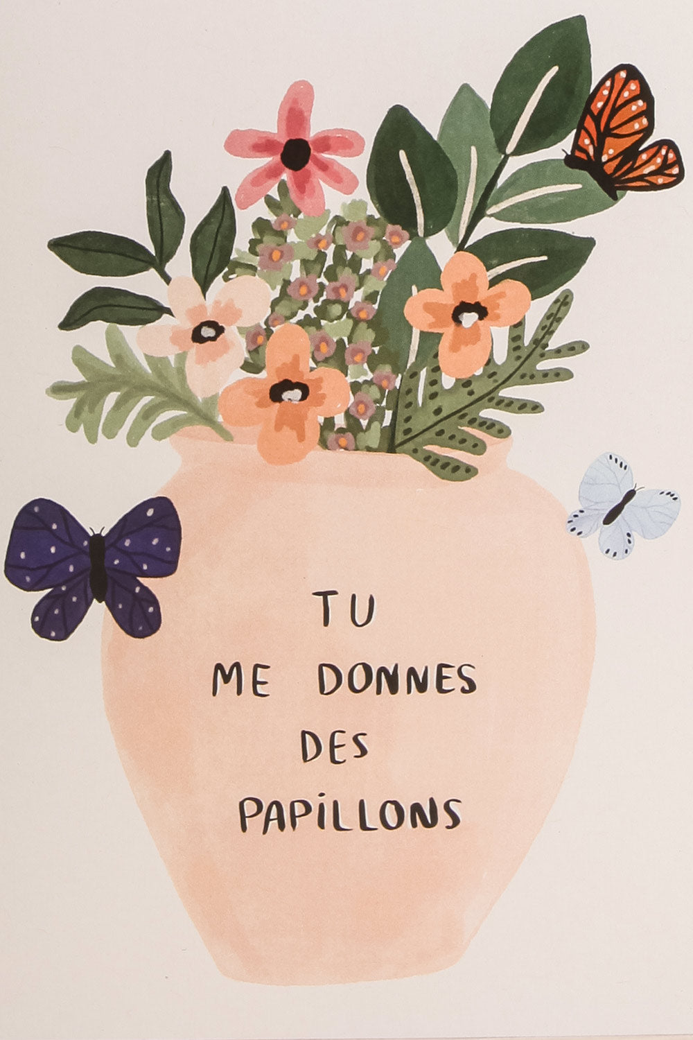 Papillons Card | Maison Garçonne close-up